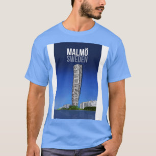 Straße Oresund Malmo Schweden Skandinavien T-Shirt