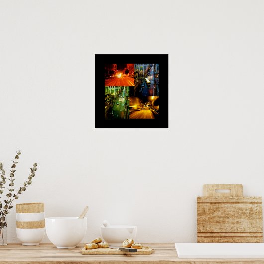 Straße Poster (Küche)