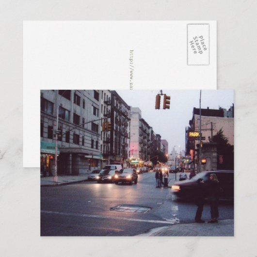 Straße Postkarte (Vorne/Hinten)