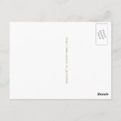 Straße Postkarte (Rückseite)