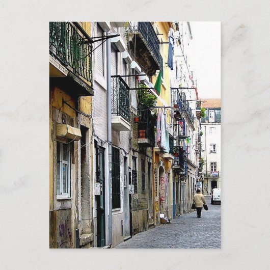 Straße Postkarte (Vorderseite)