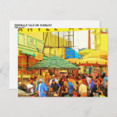 Straße - Postkarte (Vorne/Hinten)