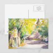 Straße Postkarte (Vorne/Hinten)