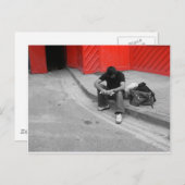 Straße Postkarte (Vorne/Hinten)