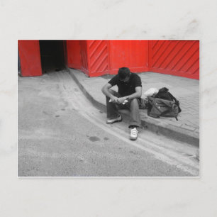 Straße Postkarte