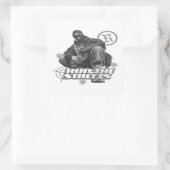 Straße Quadratischer Aufkleber (Tasche)