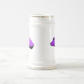 Straße Rod lila Bierglas (Mittel)