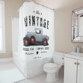 Straße Rod Vintage Car Company Duschvorhang (Beispiel)