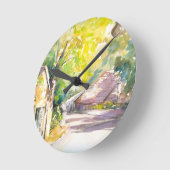 Straße Runde Wanduhr (Winkel)