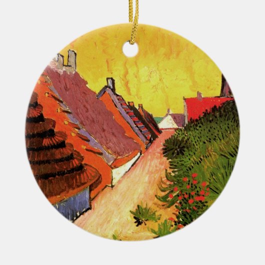 Straße Saintes Maries von Vincent van Gogh Keramikornament (Vorne)