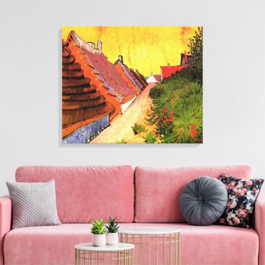 Straße Saintes Maries von Vincent van Gogh Leinwanddruck (Insitu (Wohnzimmer))