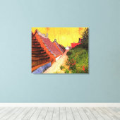 Straße Saintes-Maries von Vincent van Gogh Leinwanddruck (Insitu (Holzboden))