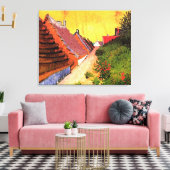 Straße Saintes-Maries von Vincent van Gogh Leinwanddruck (Insitu (Wohnzimmer))