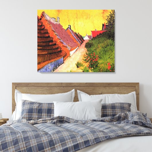 Straße Saintes-Maries von Vincent van Gogh Leinwanddruck (Insitu (Schlafzimmer))