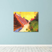 Straße Saintes-Maries von Vincent van Gogh Leinwanddruck (Insitu (Holzboden))