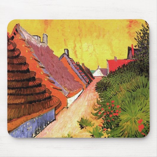 Straße Saintes-Maries von Vincent van Gogh Mousepad (Vorne)