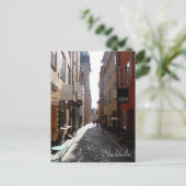 Straße Stockholm Postkarte (Stehend Vorderseite)