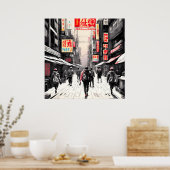 Straße Tokio Poster (Küche)