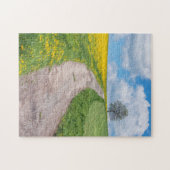 Straße und Baum Puzzle (Horizontal)