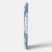 Straße und schneebedeckte Kathedrale, Champagner Case-Mate iPhone Hülle (Rückseite / Rechts)