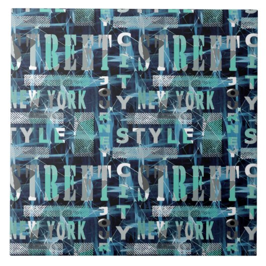 Straße, Urban. Fliese (Vorderseite)