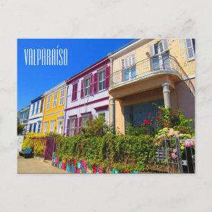 Straße Valparaíso Postkarte