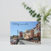 Straße Villefranche Postkarte (Stehend Vorderseite)