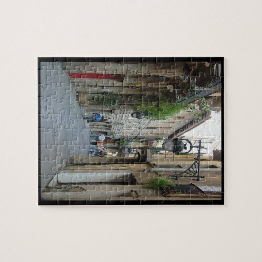 Straße von Barcelona Puzzle (Horizontal)