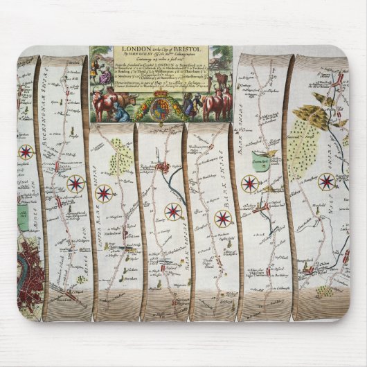 Straße von London zu Bristol Mousepad (Vorne)