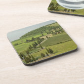 Straße von Pienza nach Montepulciano Getränkeuntersetzer (Linke Seite)