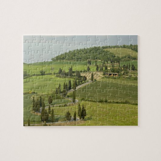 Straße von Pienza nach Montepulciano Puzzle (Horizontal)