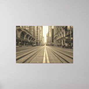Straße von San Francisco Leinwanddruck