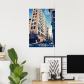 Straße von San Francisco Poster (Heimbüro)