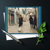 Straße von Venedig durch John Sargent Postkarte