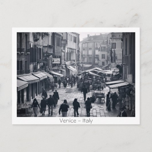 Straße von Venedig Postkarte (Vorderseite)