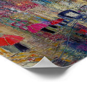 Straße, zeitgenössische Kunst. Poster (Ecke)
