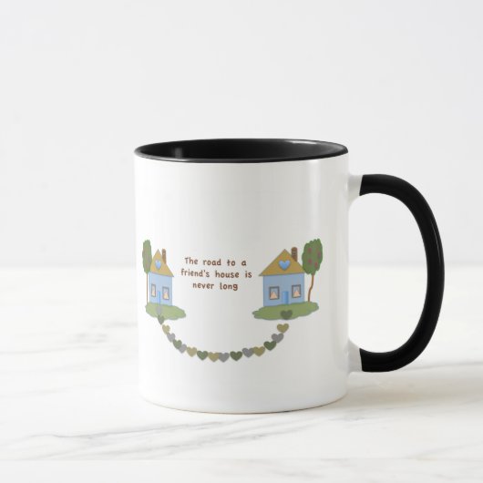 Straße zu Ihrem Freund - Tasse (Rechts)