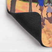 Straße zu Kovalum Strand Kerala 1996 Mousepad (Ecke)