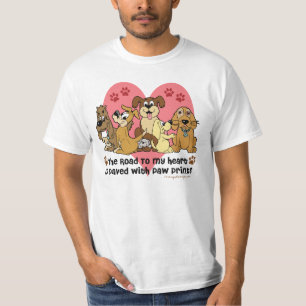 Straße zu meinem Herz-Hund T-Shirt