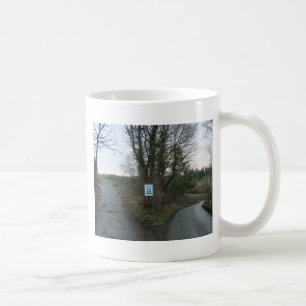 Straße zu Sycharth - Zuhause von Owain Glyndwr Kaffeetasse