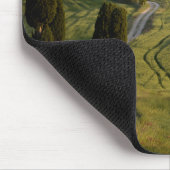 Straße zu Terrapille in Toskana mousepad (Ecke)