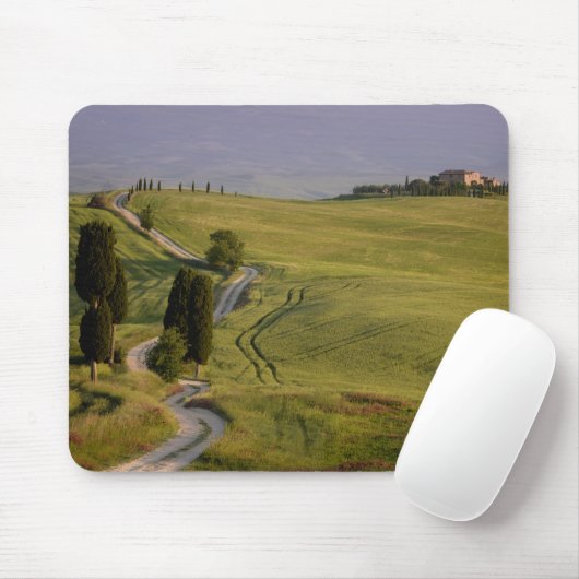 Straße zu Terrapille in Toskana mousepad (Mit Mouse)