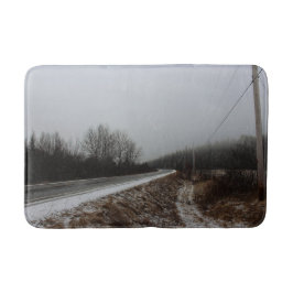 Straße zum Abgrund Badematte