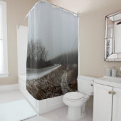 Straße zum Abgrund Duschvorhang (Beispiel)