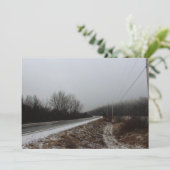 Straße zum Abgrund Einladung (Stehend Vorderseite)