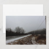 Straße zum Abgrund Einladung (Vorne/Hinten)