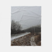 Straße zum Abgrund Fleecedecke (Vorderseite)