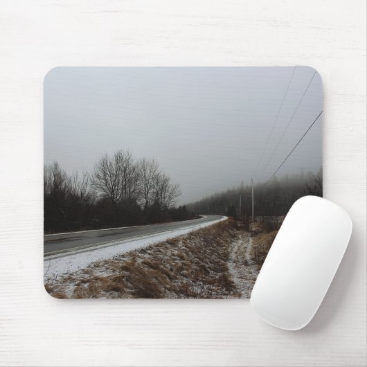 Straße zum Abgrund Mousepad (Mit Mouse)