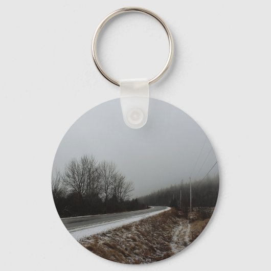 Straße zum Abgrund Schlüsselanhänger (Vorderseite)