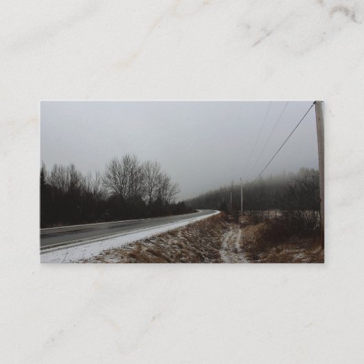 Straße zum Abgrund Visitenkarte (Vorderseite)